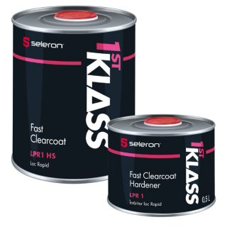 Pachet lac auto, Klass LPR Premium Rapid HS 2:1, cantitate 1 litru lac + 0.5 litri intaritor