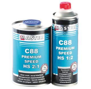 Pachet lac auto, Master C88 Premium Speed HS, cantitate 1 litru sau 5 litri, contine intaritor