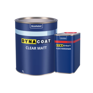 Pachet lac auto mat, Dynacoat Mat 2:1, cantitate 1 litru + 0.5 litri intaritor