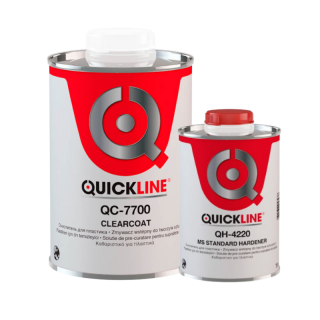 Pachet lac auto, Quickline QC-7700 MS, cantitate 1 litru si 5 litri, contine intaritor