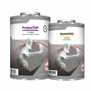 Pachet lac auto, RM C2A84, ProtectTop 2:1, cantitate 1 litru lac + 0.5 litri intaritor