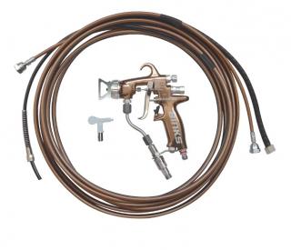 Pistol de vopsit airmix, Binks AA4400M-75T-SF, 303 bar, furtun aer + furtun lichid inclus 7.5 metri