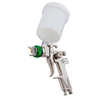 Pistol de vopsit, Airpress 45103 HP, cupa plastic 600 ml, duza la alegere, consum aer incepand cu 99 l min