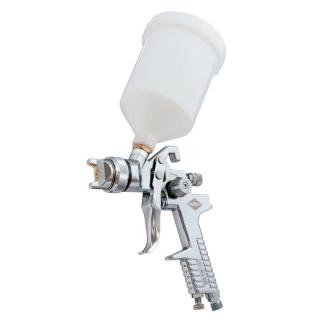 Pistol de vopsit, Airpress 45191 HP, cupa plastic 600 ml, duza la alegere, consum aer incepand cu 70 l min