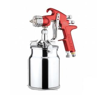 Pistol de vopsit, DeVilbiss JGA Conventional, cupa jos metalica 1 litru, duza la alegere