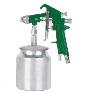 Pistol de vopsit, Hanbon F-75S, cana metalica 750 ml, duza 1.5, consum aer 75 l min