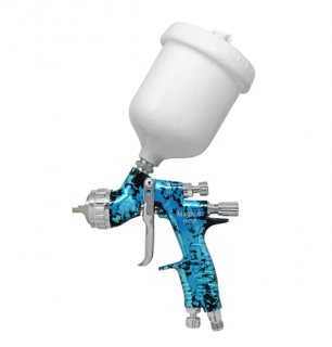 Pistol de vopsit, Italco Magic8 LVMP, cupa plastic 600 ml, duza 1.3 mm, consum aer incepand cu 250 l min