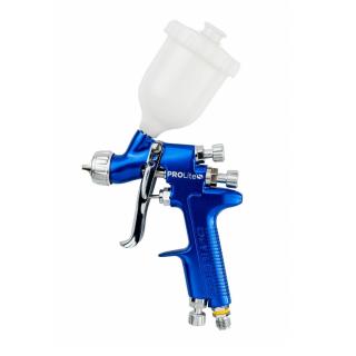 Pistol de vopsit pentru retus, DeVilbiss PROLite-S Mini   Micro, cupa plastic 125 ml, duza 0.6 - 1.4 mm, consum aer de la 50 l min