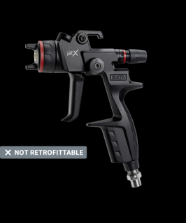 Pistol de vopsit, SATAjet   Jet X Basic, model HVLP pentru vopsea ori RP pentru lac, duza la alegere (fara cana)