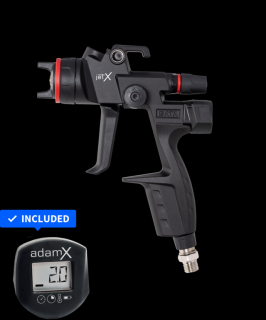 Pistol de vopsit, SATAjet   Jet X Digital, model HVLP pentru vopsea ori RP pentru lac, duza la alegere (fara cana)