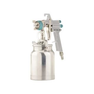 Pistol de vopsit, Stels AS 702 HP 57364, cana jos metalica 1 litru, duza 1.8 mm   2.0 mm