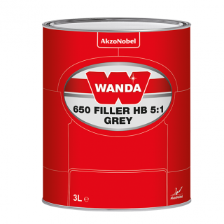 Primer   Filler, Wanda 650 Filler HB 5:1, cantitate 1 litru si 3.6 litri, diferite culori