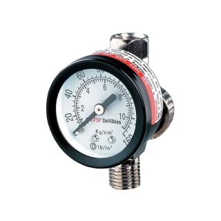 Regulator de presiune aer cu manometru mecanic, DeVilbiss HAV-501, montare pe furtun, cupla 1 4, maxim 11 bar