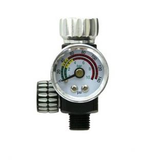 Regulator de presiune aer cu manometru mecanic, Finixa SPG 920, montare pe furtun, cupla 1 4, maxim 10 bar