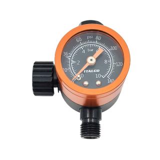 Regulator de presiune aer cu manometru mecanic, Italco ModelOne, montare pe furtun, cupla 1 4, maxim 10 bar