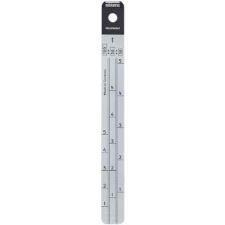 Rigla mixare metalica, Sikkens  1, mini, gradata 100:50:30