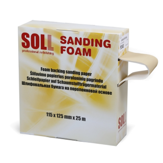 Rola burete abraziv, SOLL SSF11525, dimensiune coala 115 x 125 mm