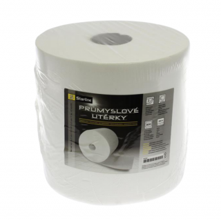 Rola hartie, Starline ACST022, 800 servetele, 2 straturi, culoare alb, dimensiune 25 x 35 cm