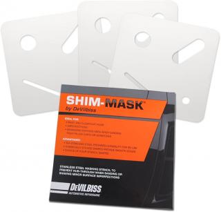 Sabloane metalice, DeVilbiss SHIM-3DEV,placute pentru corectare vopsea, set 3 bucati