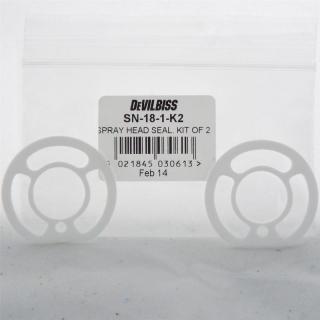 Set 2 garnituri, Devilbiss SN-18-1-K2 (905287), pentru pistol  pistol GTi   PRi   Lite Pro