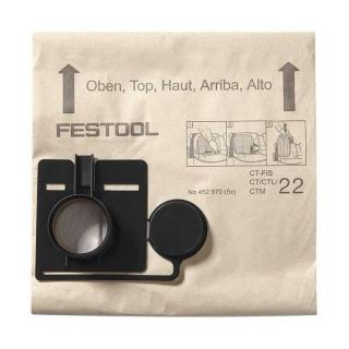 Set 5 saci, Festool FIS-CT 22, pentru aspirator CT 11   22