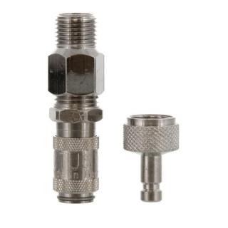 Set cuple rapide aerograf, DeVilbiss DGR-127, cupla 1 8 QD, pentru aerograf DAGR