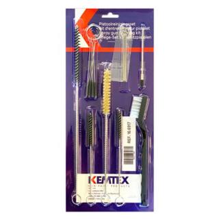 Set curatat, Kemtex 16.6917,  curatat si intretinere pistol de vopsit, pachet  17 piese