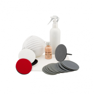 Set polisare geamuri, Flexipads FPGP202, pentru sticla