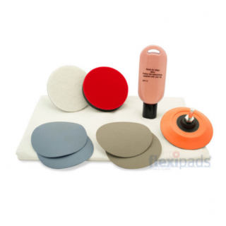 Set polisare plastic, Flexipads FPGP207, pentru plastic, fibre, sticla
