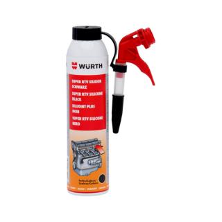 Silicon etansare, Wurth RTV, negru transparent, pentru pistol, gramaj 200 ml