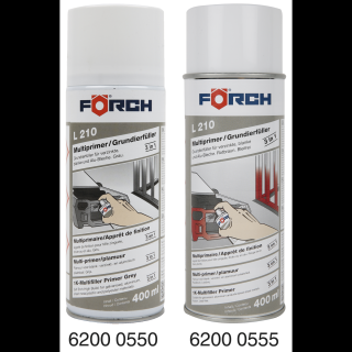 Spray grund multifunctional, Forch L210, chit de grunduire 3 in 1, diferite culori, gramaj 400 ml
