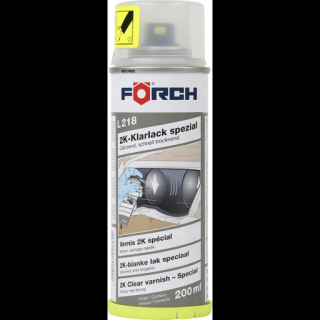Spray lac mat 2K, Forch L218, culoare transparent, cantitate 200 ml