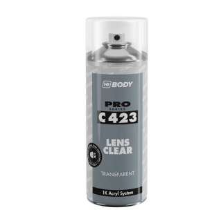 Spray lac pentru faruri, HB Body C423 Lens Clear, culoare transparent, gramaj 400 ml