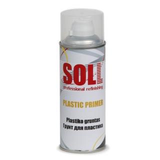 Spray primer plastic, Soll S700011, culoare transparent, pentru plastic, gramaj 400 ml