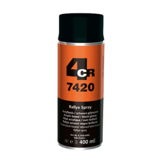 Spray vopsea, 4CR 7420 Rallye, culoare negru,cantitate 400 ml