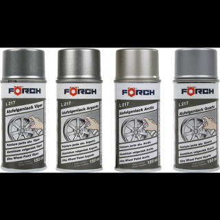Spray vopsea, Forch L217, pentru jante din aluminiu, culoare argintiu, gramaj 150 ml