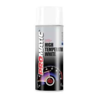 Spray vopsea, ProMatic HTW400, culoare alb, rezistenta la 800   C, gramaj 400 ml