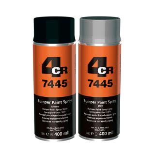 Spray vopsea structurata pentru plastic, 4CR 7445 Bumper Paint, culoare gri   negru, cantitate 400 ml