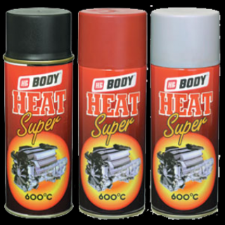 Spray vopsea termorezistenta, HB Body 418, culoare la alegere, rezitstent pana la 600   C, cantitate 400 ml