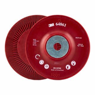 Taler suport, 3M,   64861, pentru discuri de slefuit cu fibra, prindere M14, diametru 125 mm