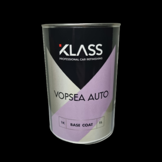 Vopsea auto baza, Klass 1K Ready Mix BAZA mata, diferite coduri de culoare, cantitate 1 litru