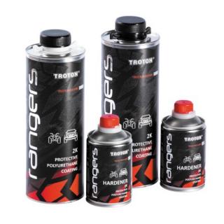 Vopsea heavy duty antizgarieturi, Troton Ranger, culoare la alegere, gramaj 790 grame + 210 grame intaritor