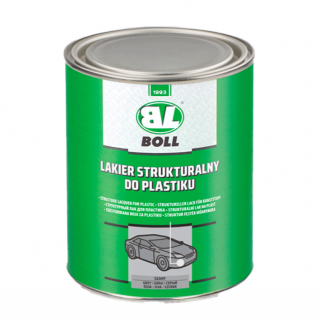 Vopsea structurata pentru plastic, Boll Bumper Paint, culoare gri   negru, cantitate 1 litru