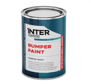 Vopsea structurata pentru plastic, Troton Bumper Paint, culoare negru, cantitate 0.8 litri