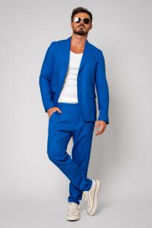 Costum Ralph din IN sacou si pantalon lung Blue Royal