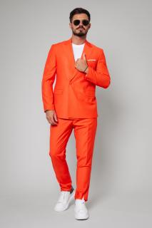 Costum sacou si pantalon lung Orange