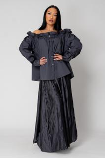 Fusta lunga Grey Anthracite