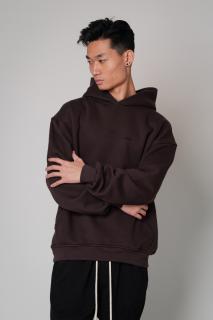 Hanorac cu gluga Oversized Brown