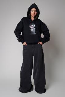 Hanorac Ultra Heavy Oversized Black