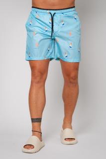 Pantalon scurt de baie Boat Blue